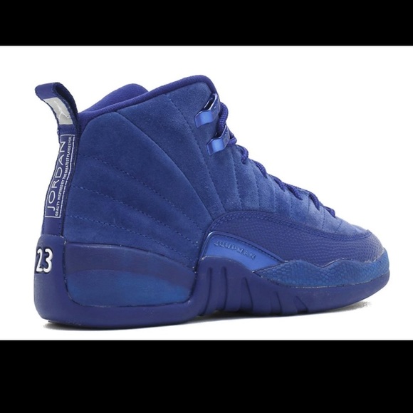 Air Jordan 12 Retro 'Deep Royal' Mens Sneakers. Kids/boys. Deep Royal Blue. - Picture 2 of 6